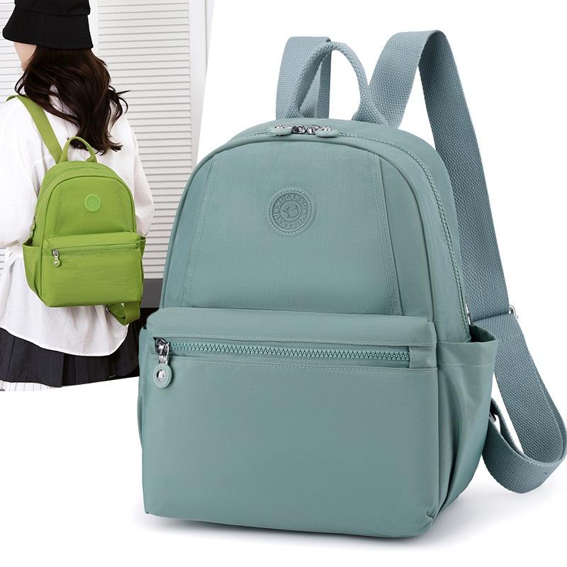 Summer Oxford Cloth Lightweight Medium Ladies Mommy Simple Backpack Student Simple Canvas School Bag