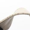 Used FENDI Micro FF Shoulder Bag canvas leather Beige White Used Women
