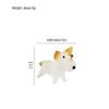 Teddy, Corgi, Shiba Inu, and Pomeranian Glass Animal Ornaments