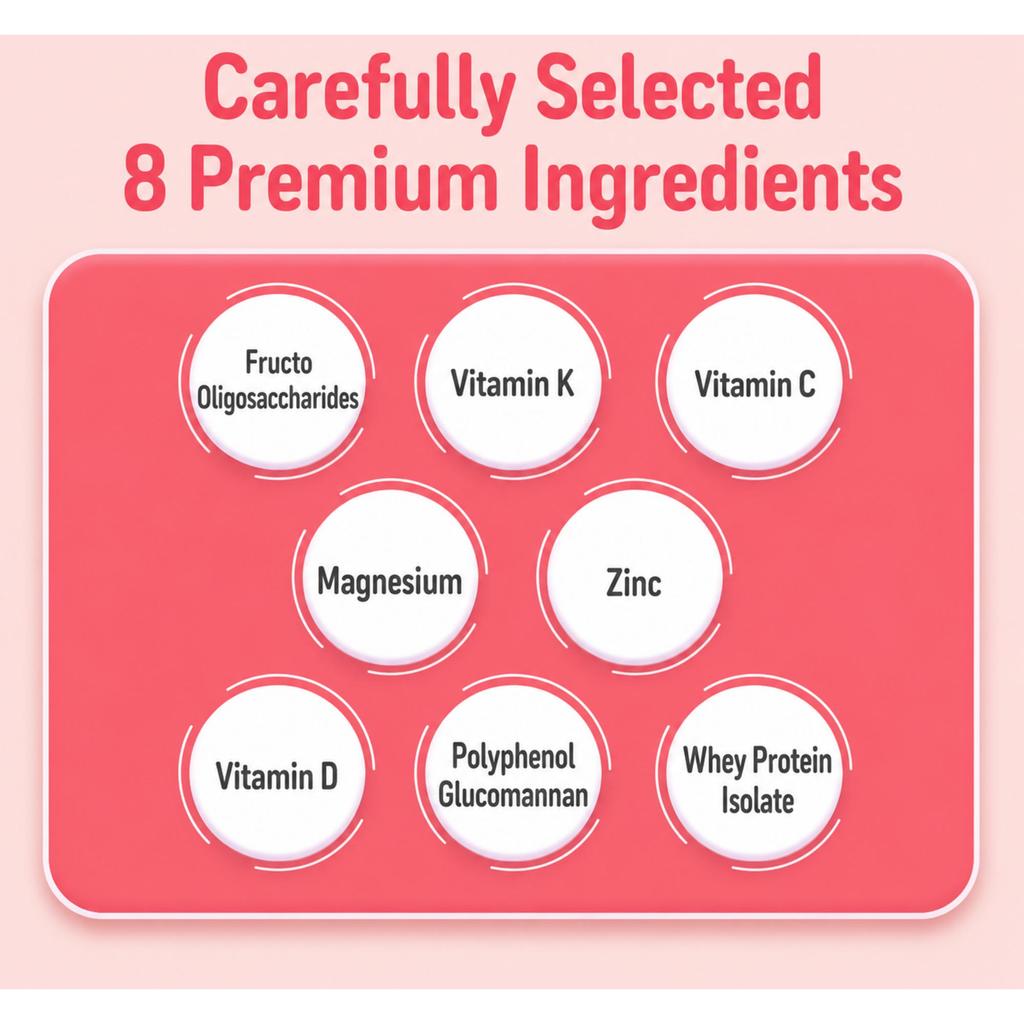 LACFODO Teenieping Kids Calcium Stick Powder Supplement in refreshing Peach Flavor