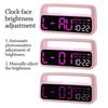 ABS Digital LED Clocks Multi-functional Display Table Clock New Electronic Alarm Clock  for Bedroom