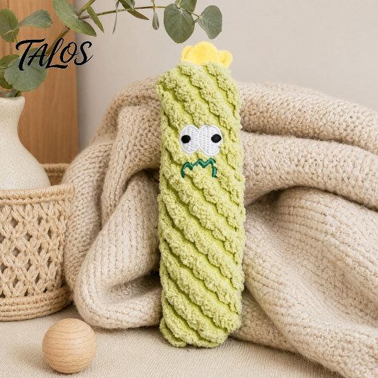 Talos Plush Cactus Cat Toy, Catnip Filled Chew Cute Stuffed Kitten Teething Toy for Indoor Cats Entertainment
