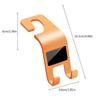 WSQK5 Car Seat Headrest Hook Back Seat Storage Organizer Hanger for BMW 2 5 6 7 Series F20 G20 G30 X1 X3 X4 X5 X6 F15 G05 Sticker