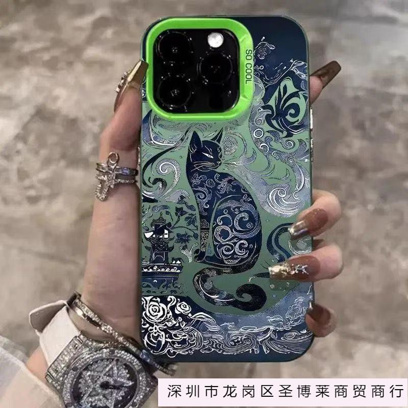 The new Tengtu cat is suitable for iphone16 mobile phone case Apple 15promax/14 anti-drop 13pro12/11x.