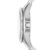 Fossil Riley White Dial White Leather Strap Watch for Women - ES3463