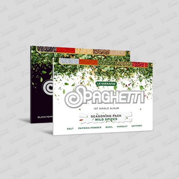 (WEVERSE ALBUMS ver.) LE SSERAFIM [SPAGHETTI] 1st SINGLE ALBUM