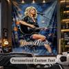 Personalized Wall Tapestry,Taylor Swift Custom Printed Name, Fabric Wall Art For Indoor Room Backdrop