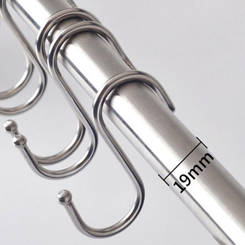 Haushalts-Edelstahlhalter Doppel-S-förmiger Haken Aufbewahrungsregal Kleiderbügel Haken