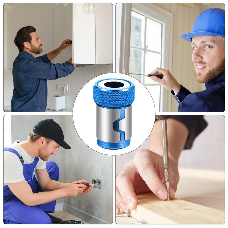 Magnetic Ring Screwdriver Bit Magnetic Screw Ring Strong Magnetizer Removable Part Adapter Electric Screwdriver Bits
