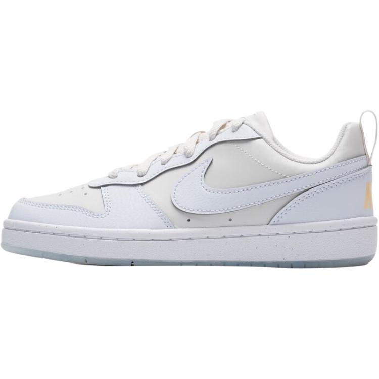 

Nike Court Borough Recraft Comfortable Versatile Durable Breathable Low-Top Sneakers Kids sneakers White Blue IH4519-001 36