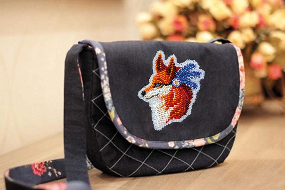 Sett for perlebroderidekorasjoner på naturlig kunstlerret Abris Art Pattern Canvas Animals