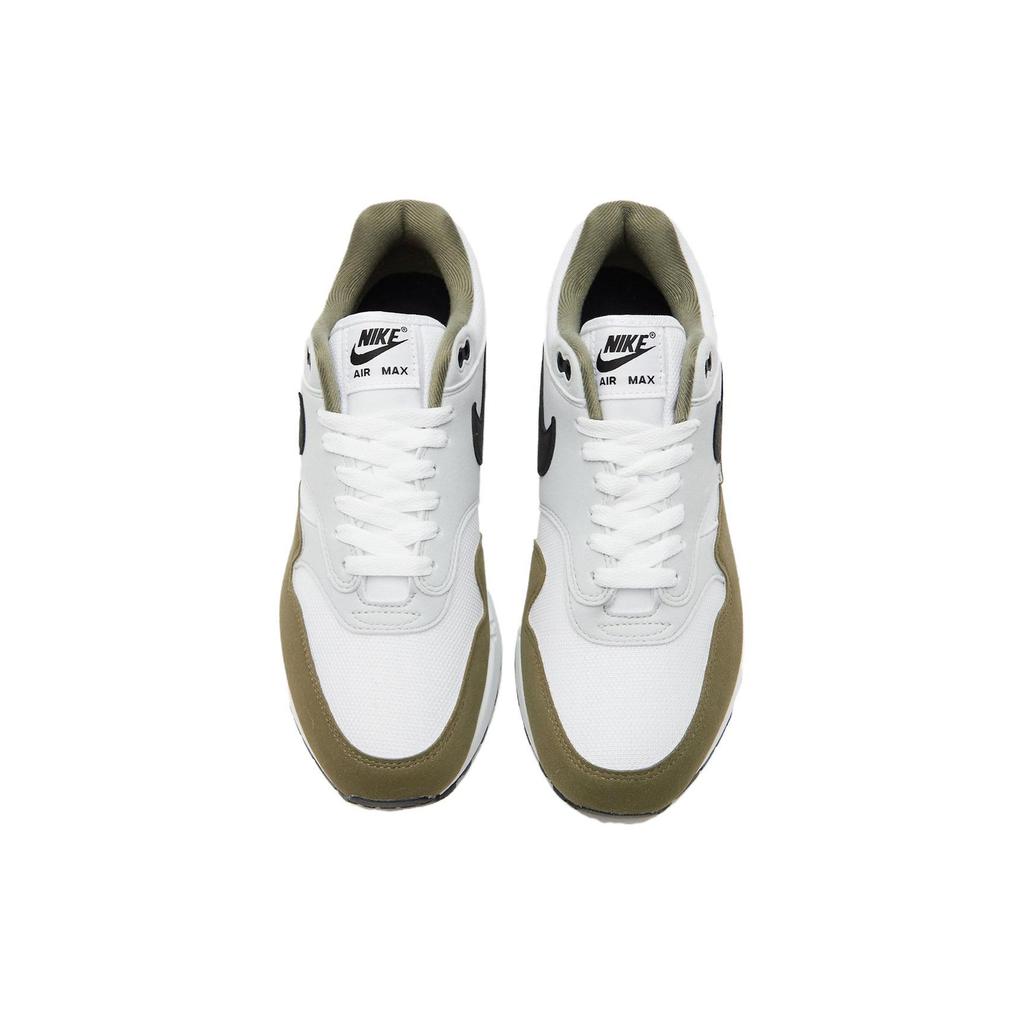 Nike Air Max 1 Medium Olive Scarpe da Ginnastica da Uomo Bianco Nero Platino Puro FD9082-102