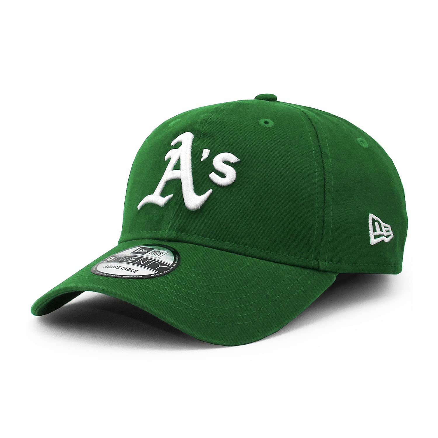

[New Era] 9TWENTY Strapback Cap [CORE CLASSIC STRAPBACK CAP] 920 Hat MLB NBA NFL Low Cap DAD HAT (OAK Athletics (Green)-OAK ATHLETICS (GREEN)-)