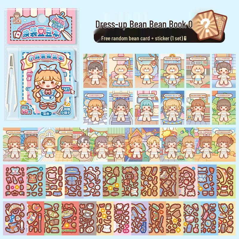 Little Mochi 6.0 Outfit: Complete Children's DIY Miniature Scene Decoration Sticker Set