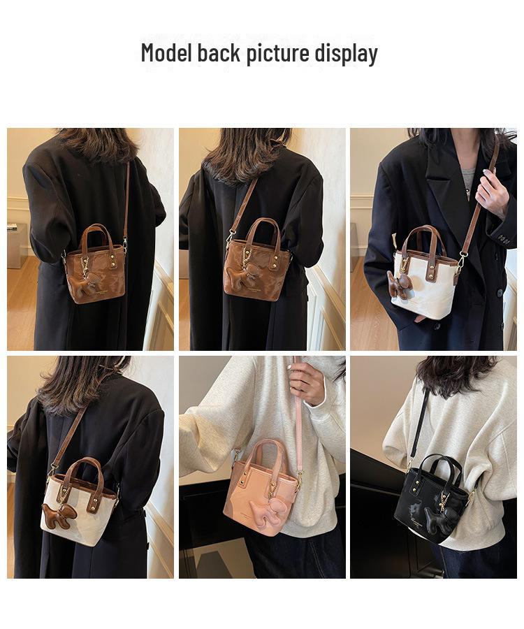 2024 Fashion Women's Crossbody Bucket Bag: Niche Design, Versatile High-End Shoulder Handbag