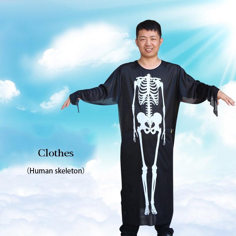 Premium Quality Halloween Costume Masquerade With Human Skeleton Ghost And Devil Mask