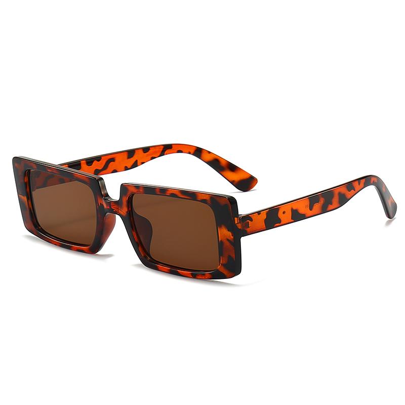 Fashion Show Sunglasses Square Sunglasses Women'S Small Frame  New Sunglasses Trendy Street Photography Retro 5214
