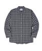 Pal Lab Unisex Seersucker Oversized Multi-Check Shirt_Pl24S5Sh039_Bkp