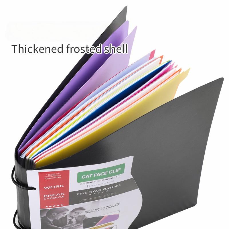 3-Hole Loose Leaf A4 Folder, Paired With Inner Pages and Dividers, Suitable for Storing Paper in Offices, Schools, and Homes