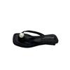 Pearl Flip-flops Women's Spring 2025 New Fashion Outer Wear Toe Beach Slope Heel Cool Slippers