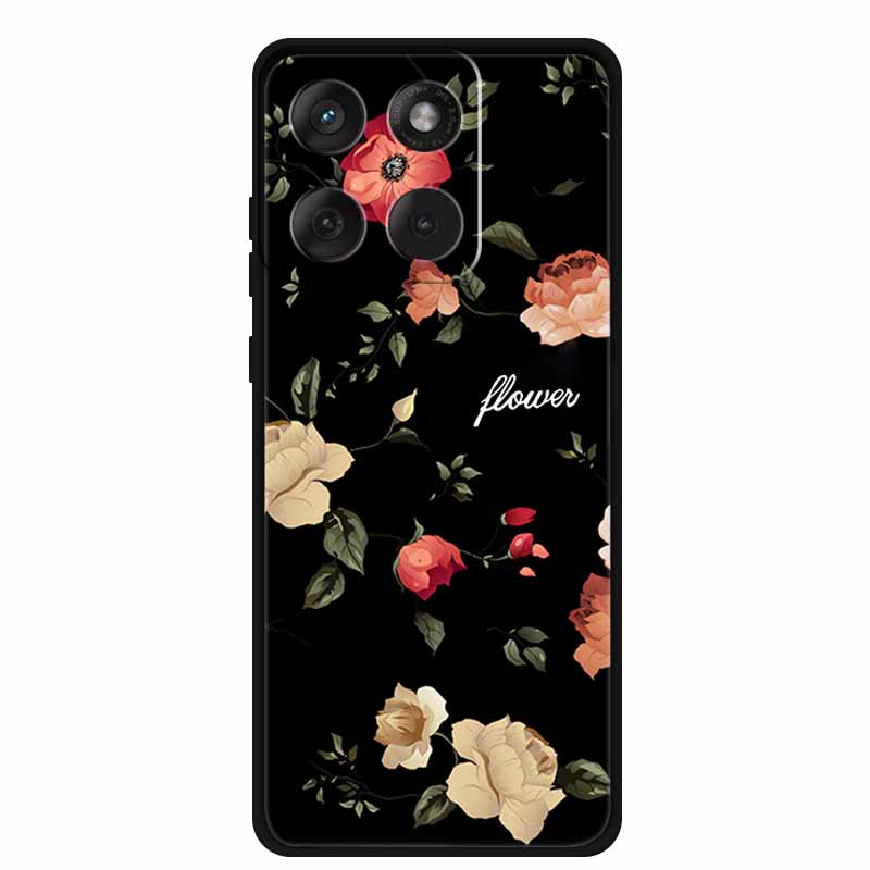 3D Emboss Flower Case For Moto Edge 60 60s Stylus Pro 5G Soft Silicone Bumper Phone Cover For Motorola Edge 60 Fusion 60 s Funda