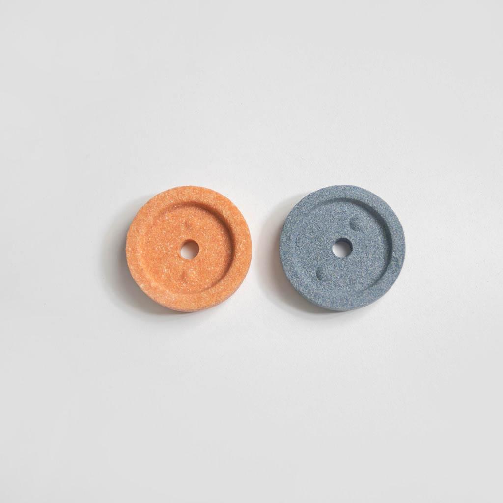 Set of sharpening stones (2 pcs) for the Mega-M 22. 25. 32. N meat slicer