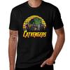 Retro Vintage Catvengers Gift Cat Lover Mom Dad Kid Tshirt Comfortable Work Wear Tee Tshirt