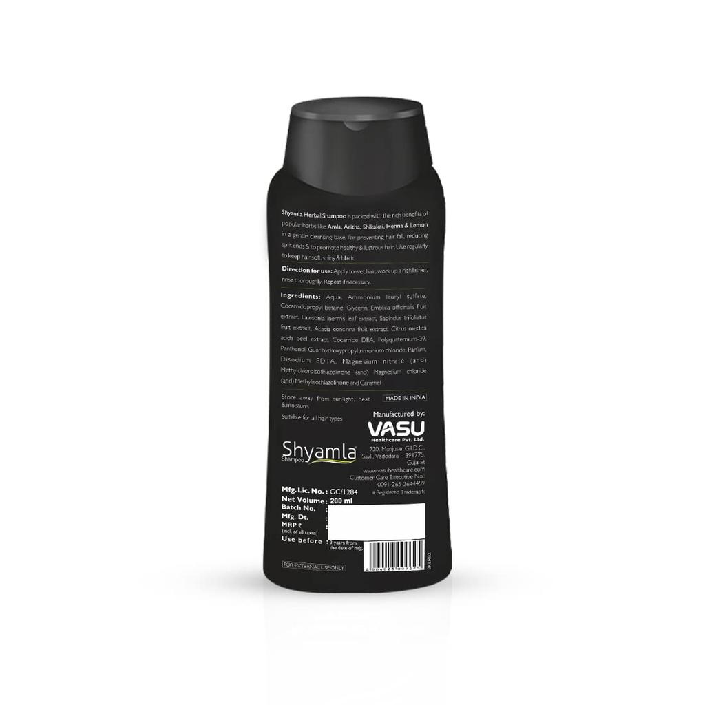 Trichup Shyamla Herbal Hair Shampoo 200 Ml Pack of 1 for Soft Shiny Hair with Volume and Bounce