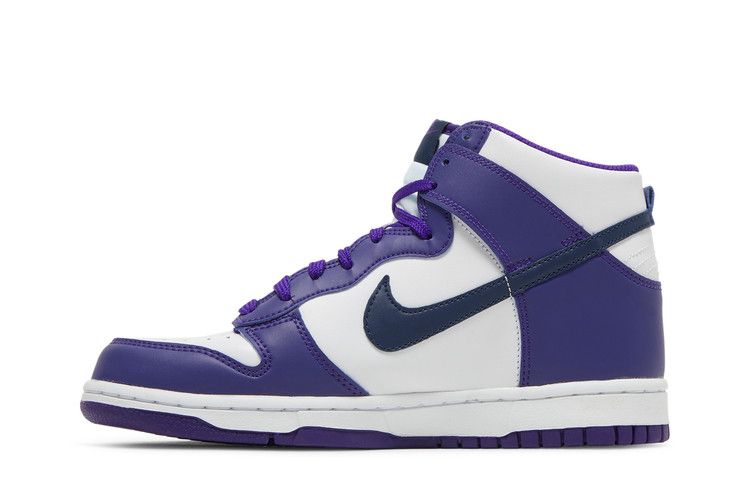 Nike Dunk High Electro Purple Midnight Navy (GS) Sneakers