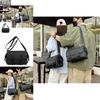 Trendy Black Casual Shoulder Bag With Ample Space Ideal For Daily Use And Gym Activities