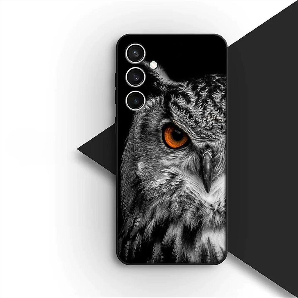 

Soft Cover for OPPO A80 A18 A16 A40 A17 A15 A38 A78 A79 A54 A57 A12 A60 4G 5G Casing Phone Case Wallpaper Owl Bird OPPO A80