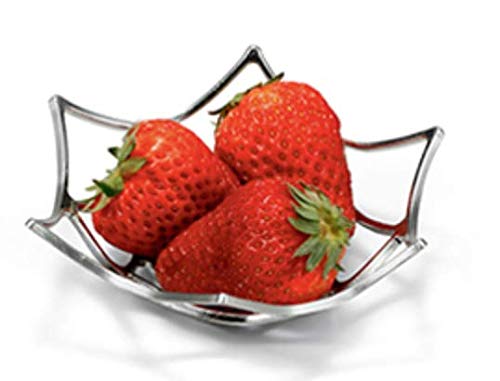 [Nousaku Red Cotton Ribbon Wrapped in Washi Paper] KAGO - Rose - Small, 12cm Diameter Tin Basket, Rose Small