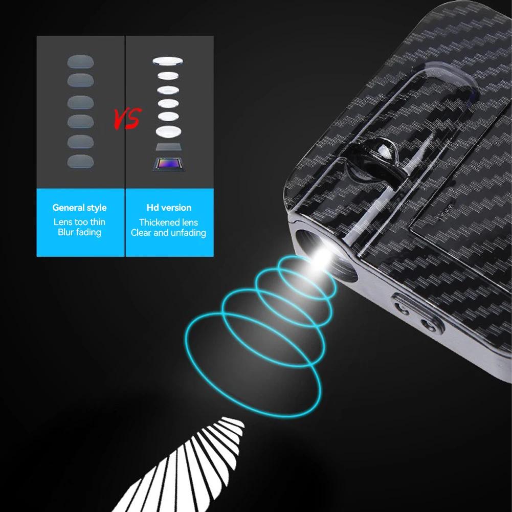 2Pcs/4Pcs Car Angel Wings Wireless Car Door Welcome Courtesy Shadow Projector Lamp LED HD Logo Light Cars Accessories