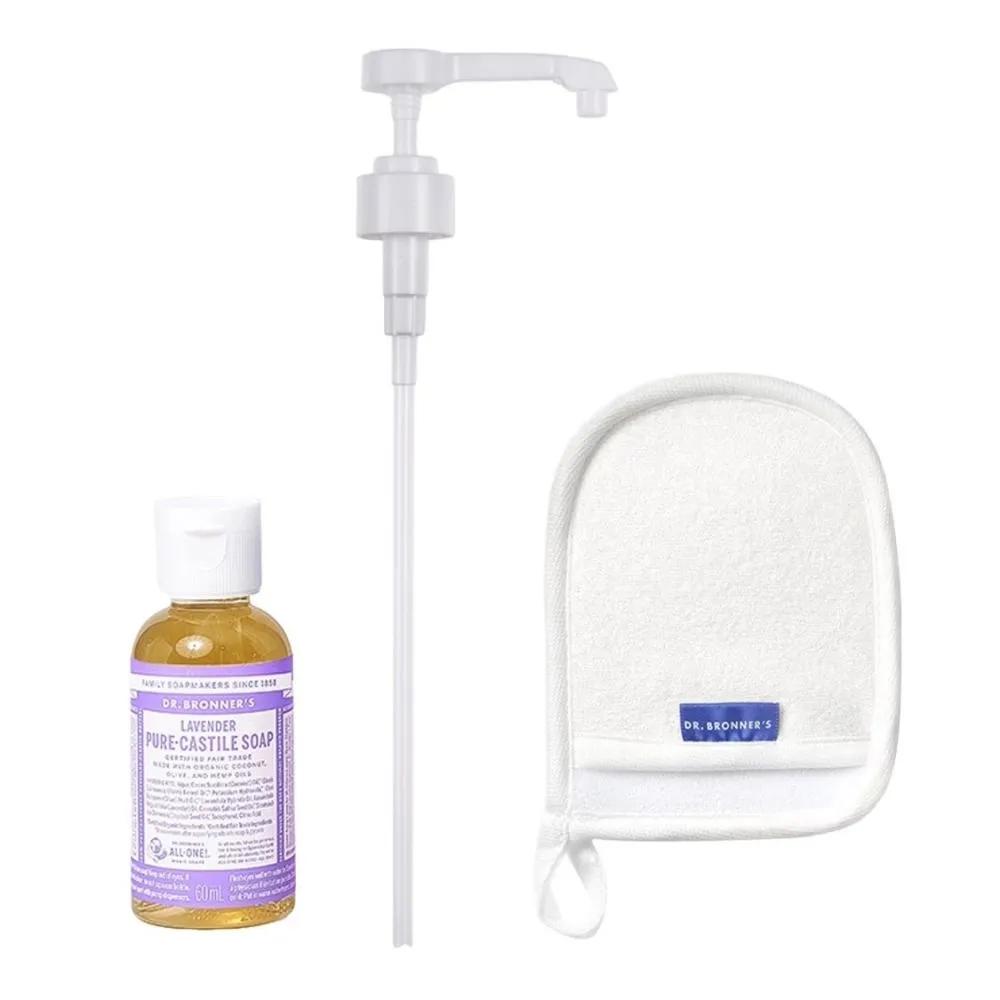 Dr. Bronner's Castile Soap Cleanser 950 Lavender - All-in-One Vegan Oil Body Cleanser