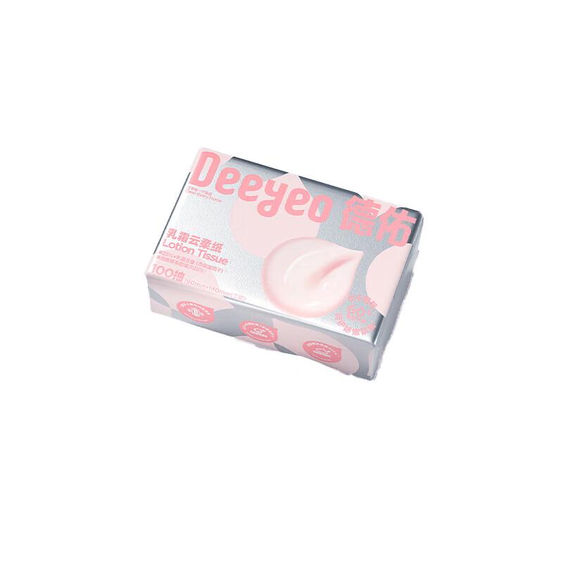 DeYou Baby Gentle 3-Ply Cream Cloud Soft Facial Tissues