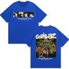 Vintage Washed Gorillaz The Mountain Tour 2026 Alternative Hip Hop Trip Hop Music Merch Graphic T-shirt Men Women Printed Tee Summer Casual