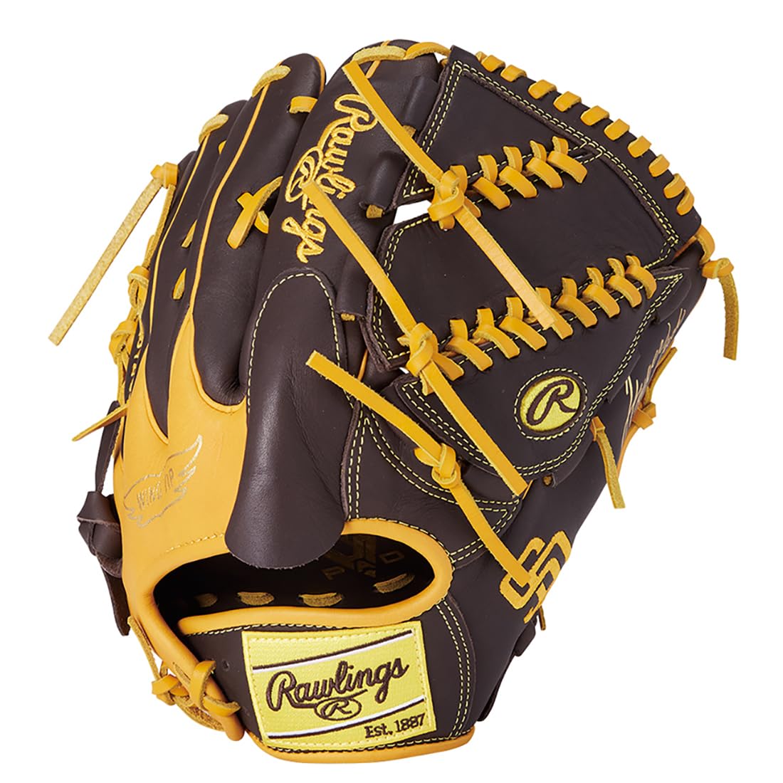 

Rawlings HYPER TECH MLB Team Glove GR5HTMA15W Padres Softball Adult Size 11.75 Left-handed Throw