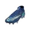 Mercurial Superfly 7 FG Firm Ground Slip Resistant Abrasion Resistant Soccer Shoes Unisex Blue BQ5469-401