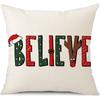45cm Merry Christmas Cushion Cover Pillowcase 2025 Christmas Decorations for Home Ornament Happy New Year Christmas Decor 2026