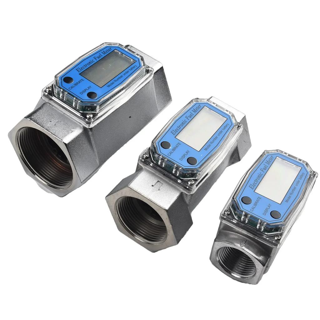 Diesel Flow Meter Turbine Flow Meter 1 NPT 1 NPT 1 NPT 2 NPT 2 NPT 2 NPT Stainless Steel For Detecting Diesel Oil