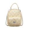 Handheld Small Bag Women's New Niche Retro Simple Diamond Chain Bag Casual Backpack