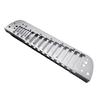 Ersatz-Mundharmonika Aluminium Glatt C-Dur Mundharmonika Musikinstrumententeile für Bühnenauftritte Langlebig