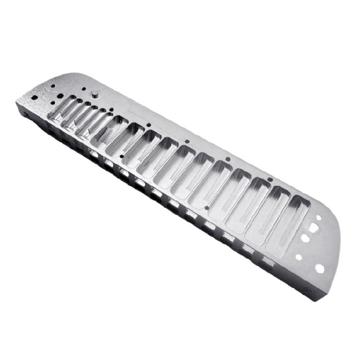 Ersatz-Mundharmonika Aluminium Glatt C-Dur Mundharmonika Musikinstrumententeile für Bühnenauftritte Langlebig