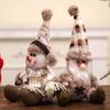 Christmas Snowman Pendant Doll, Christmas Knitted Elk Doll, Window Scene Layout Christmas Tree Decoration, Christmas Ornaments