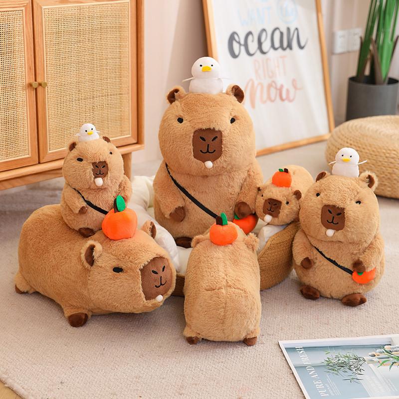 Capybara Plush Pillow Squishy Bubble Cushion Decoration Girl Kids Birthday Gift