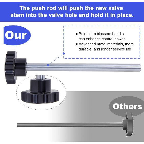 Quick Change Tire Valve Tool Kit,Tire Valve Stem Core Quickly Replacement Tool Kit,Perfect Tool For Replacing Leaky Valves In