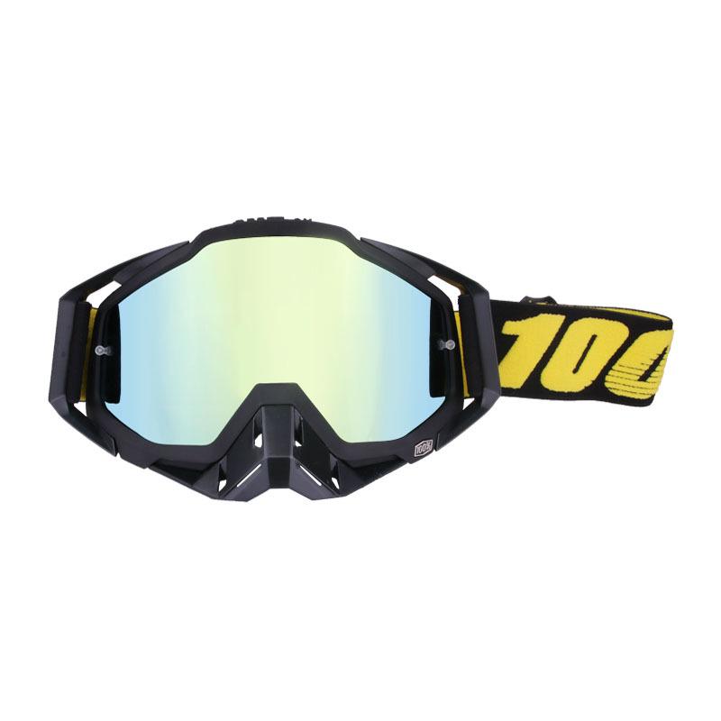 100 Off-Road Motorcycle Goggles with Nose Guard & Windshield Protection for Adults