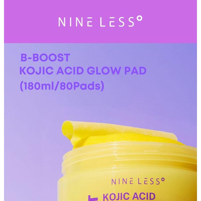 NINELESS - Salviettina Esfoliante B-Boost all'Acido Kojico