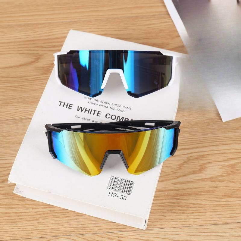 2/3/4/7/8pcs Oversized Rimless Baseball Sunglasses, Lightweight Frame, Perfect for Halloween & Christmas Gifts