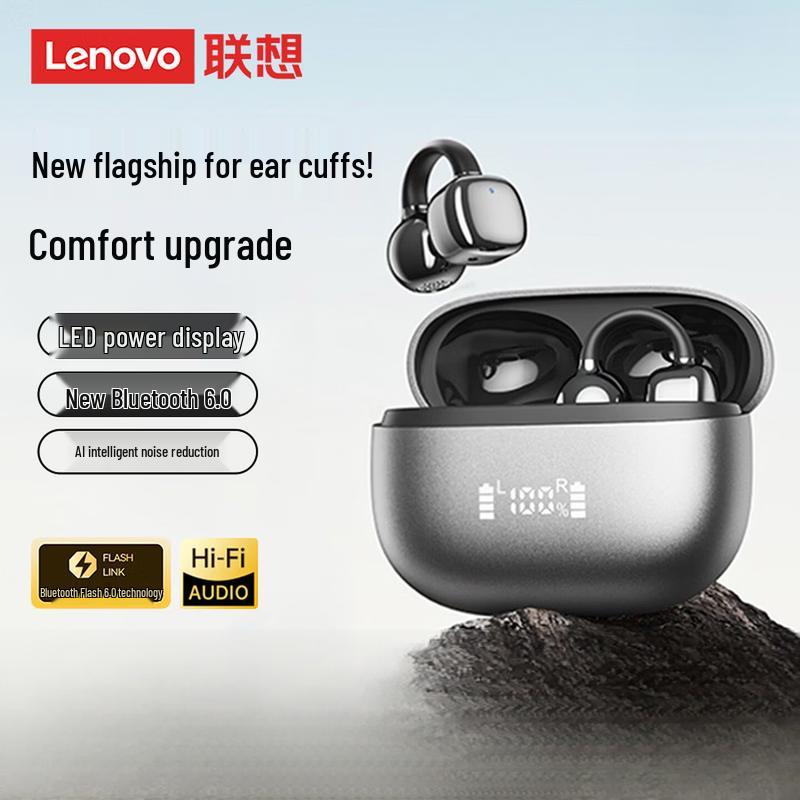 

Lenovo Open-Ear Clip Bluetooth Sports Earbuds